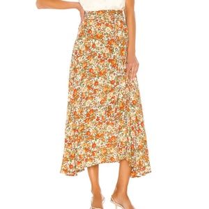 Faithfull the Brand Asiya Skirt XS 0 2 Anthro Doen Free People Crew Madewell